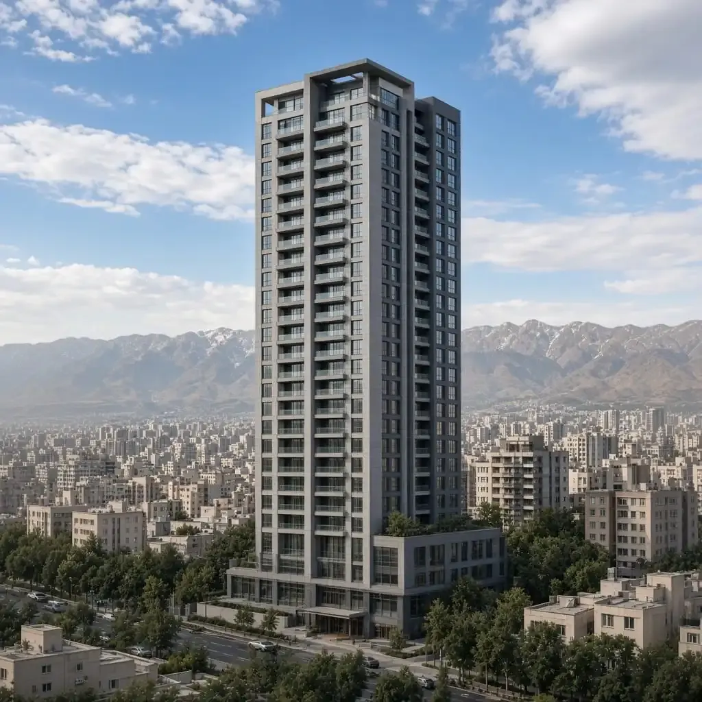 برج مسکونی ۲۸ طبقه ونک